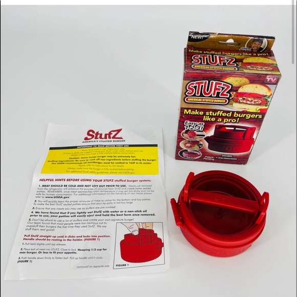 🍔 Stufz Stuffed Burger Press NEW - Picture 3 of 6